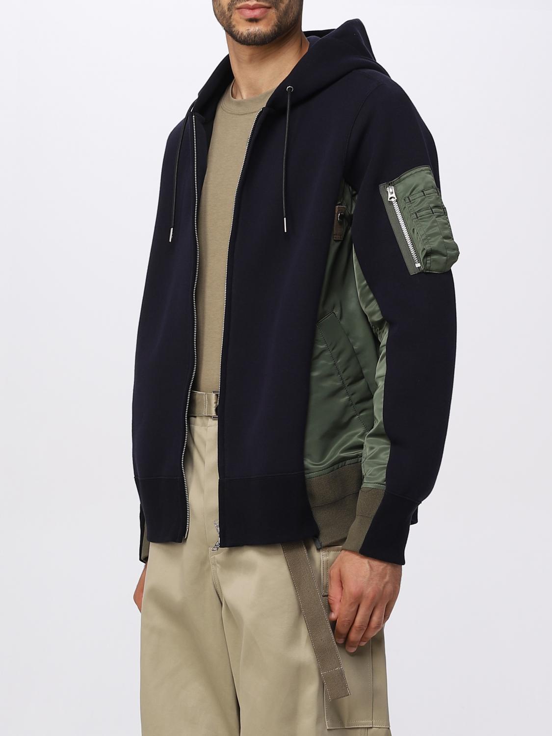 SACAI SWEATSHIRT: Sweatshirt men Sacai, Navy - Img 4