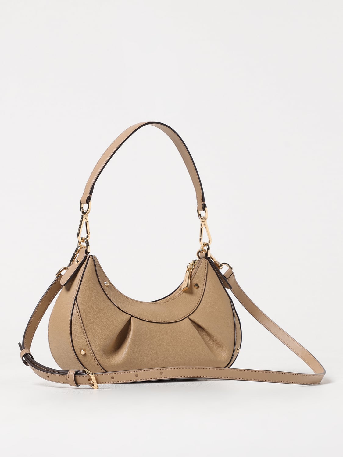 MICHAEL KORS BORSA A SPALLA: Borsa Enzo Michael Kors in pelle, Marrone - Img 2