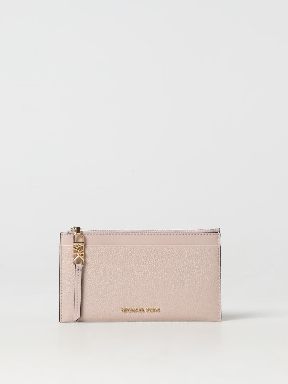 Michael Kors Outlet: Empire credit card holder in leather