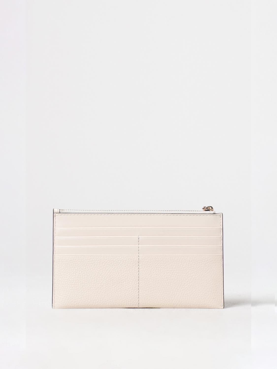 MICHAEL KORS WALLET: Michael Kors Empire credit card holder in leather, Cream - Img 3