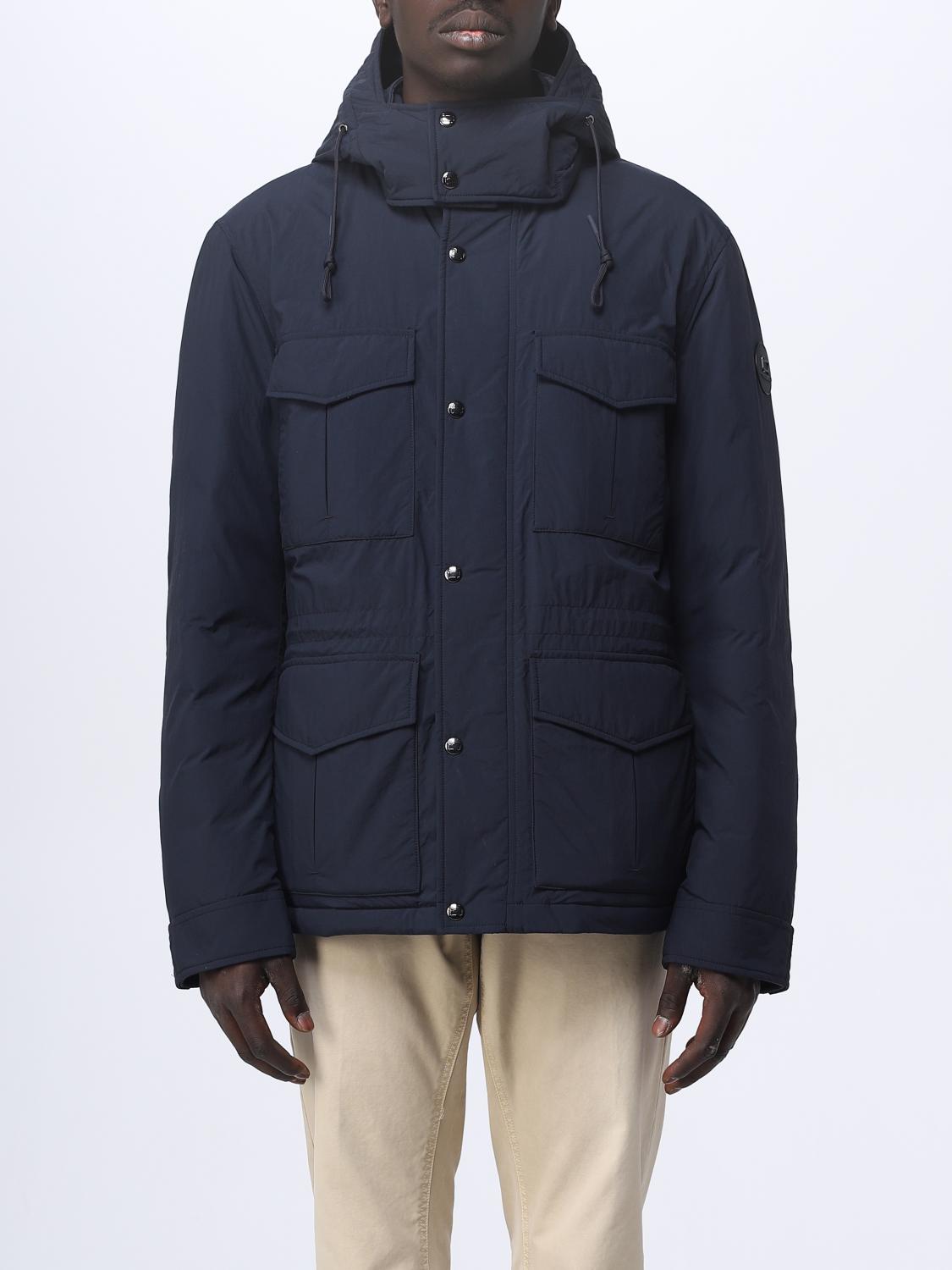 WOOLRICH 코트: 재킷 남성 Woolrich, 블루 - Img 1