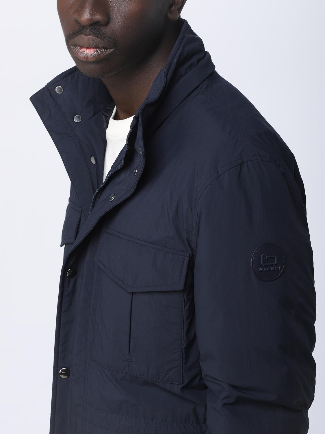 WOOLRICH 코트: 재킷 남성 Woolrich, 블루 - Img 4