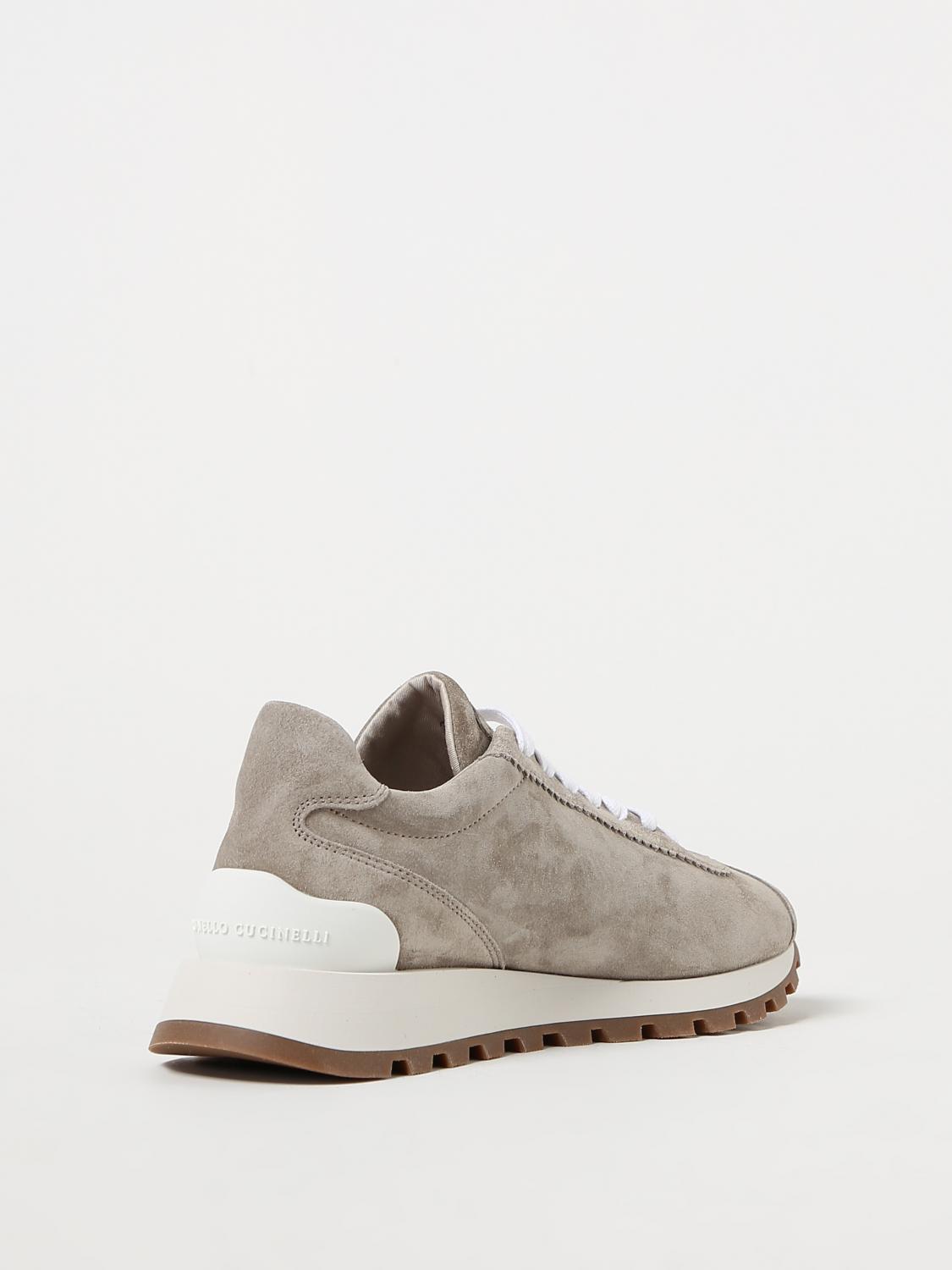 BRUNELLO CUCINELLI BASKETS: Baskets femme Brunello Cucinelli, Blanc - Img 3