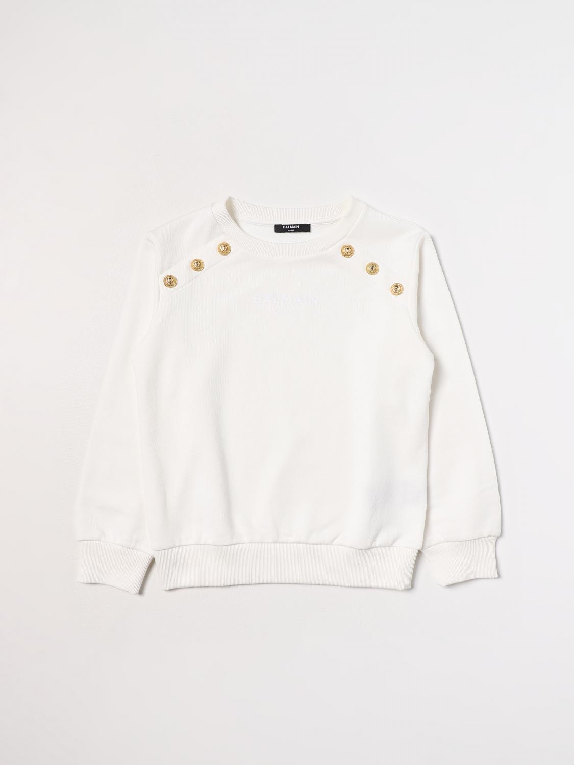 BALMAIN SWEATER: Sweater kids Balmain Kids, Ivory - Img 1