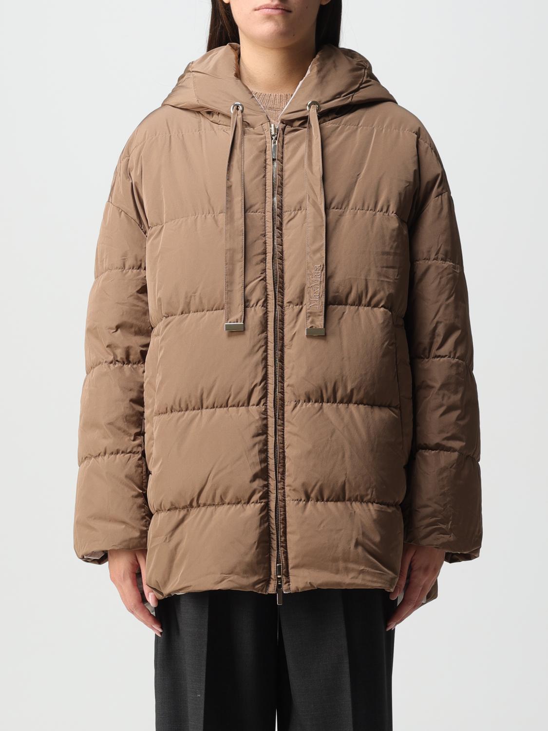 MAX MARA THE CUBE GIACCA: Piumino Max Mara The Cube reversibile in nylon trapuntato, Marrone - Img 1