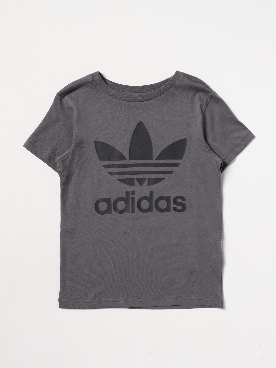 ADIDAS ORIGINALS：Tシャツ ボーイ - グレー | GIGLIO.COM