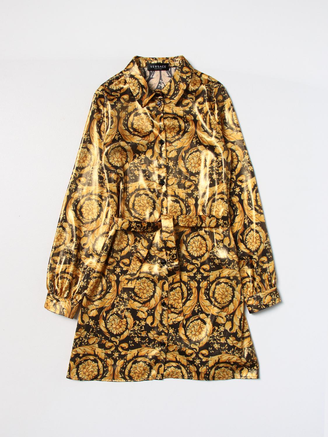 VERSACE KLEID: Kleid kinder Versace Young, Gold - Img 1