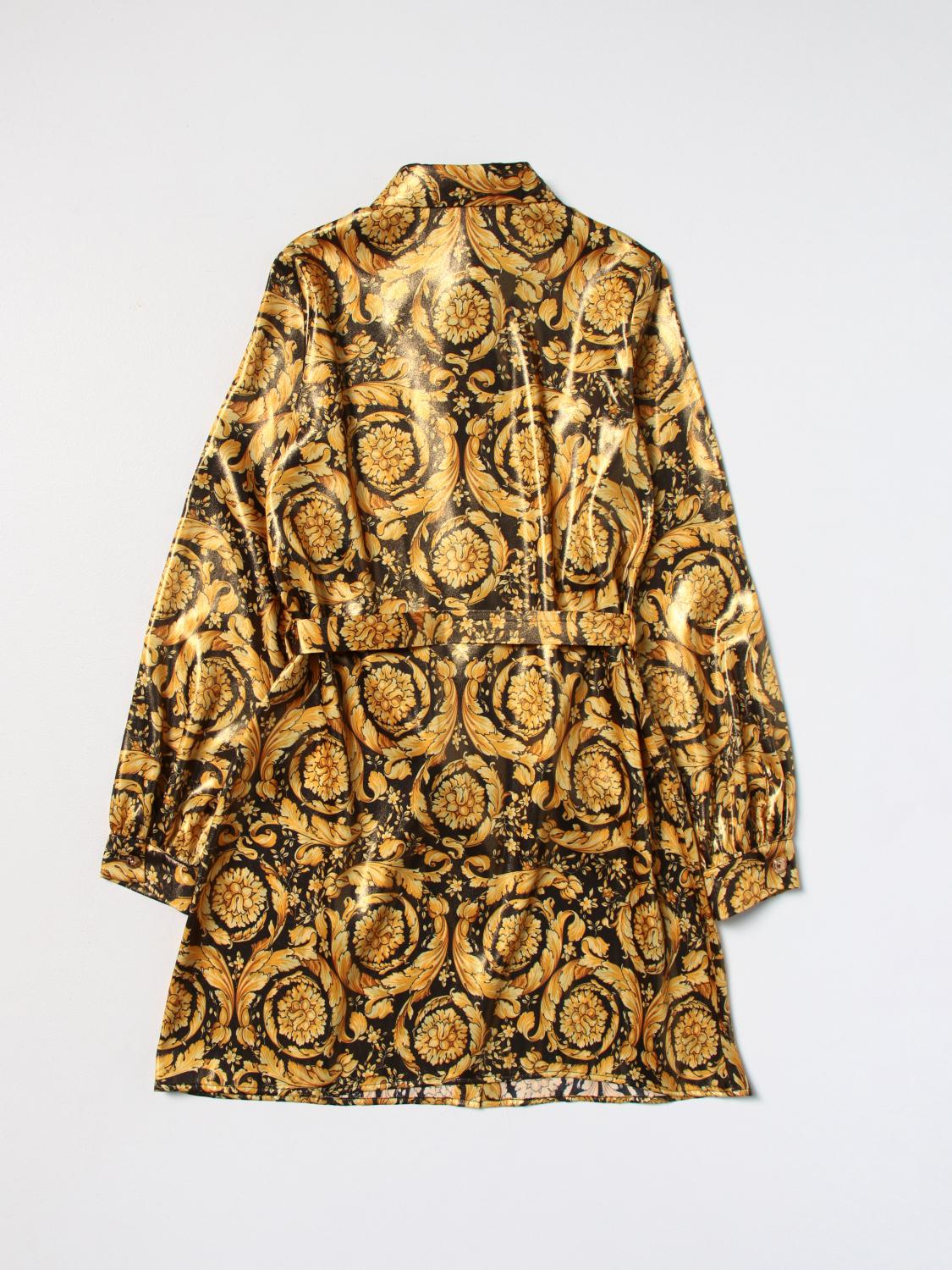 VERSACE DRESS: Dress kids Versace Young, Gold - Img 2