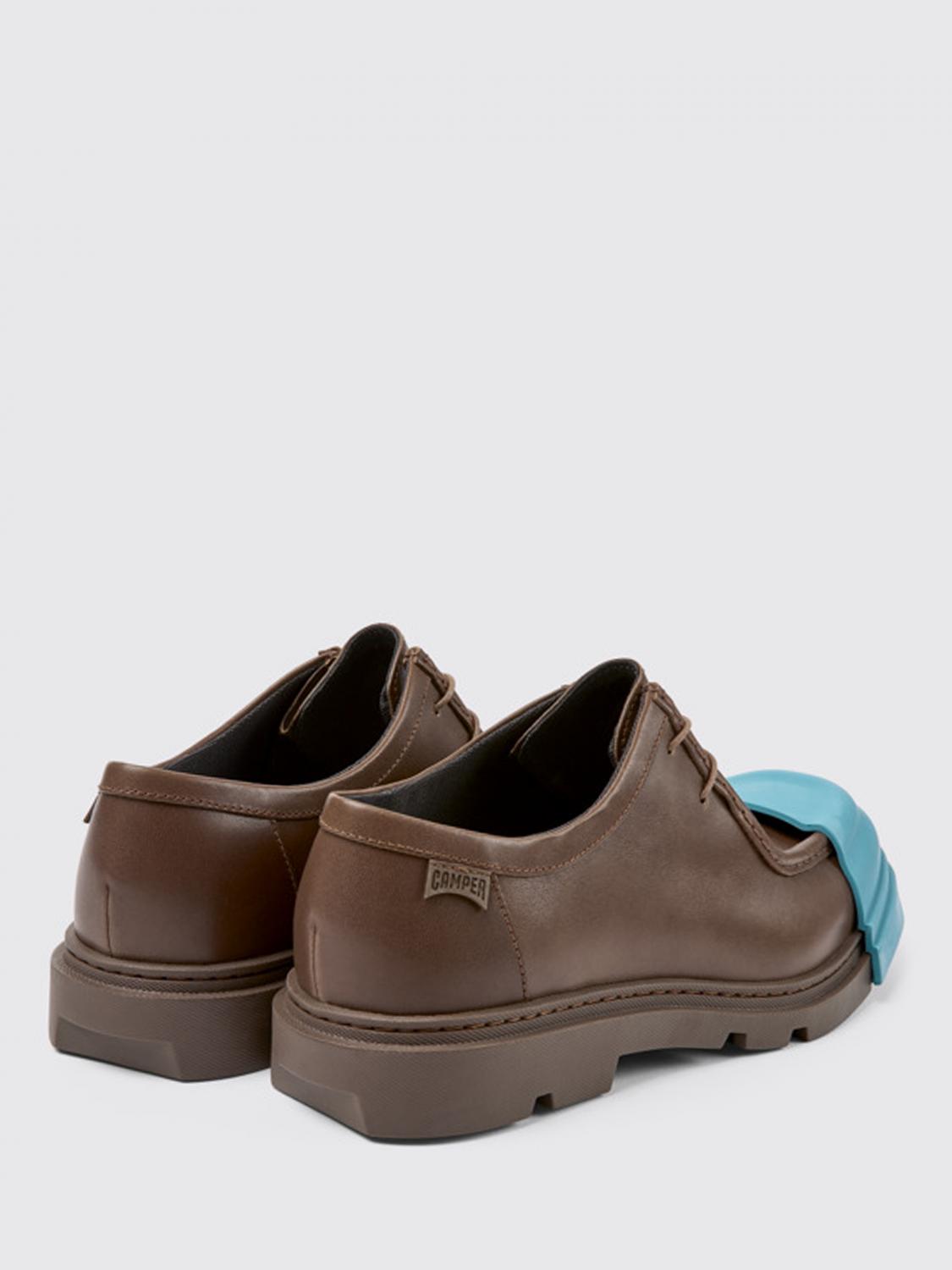 CAMPER SCARPE STRINGATE: Stringata Junction Camper in pelle, Marrone - Img 4