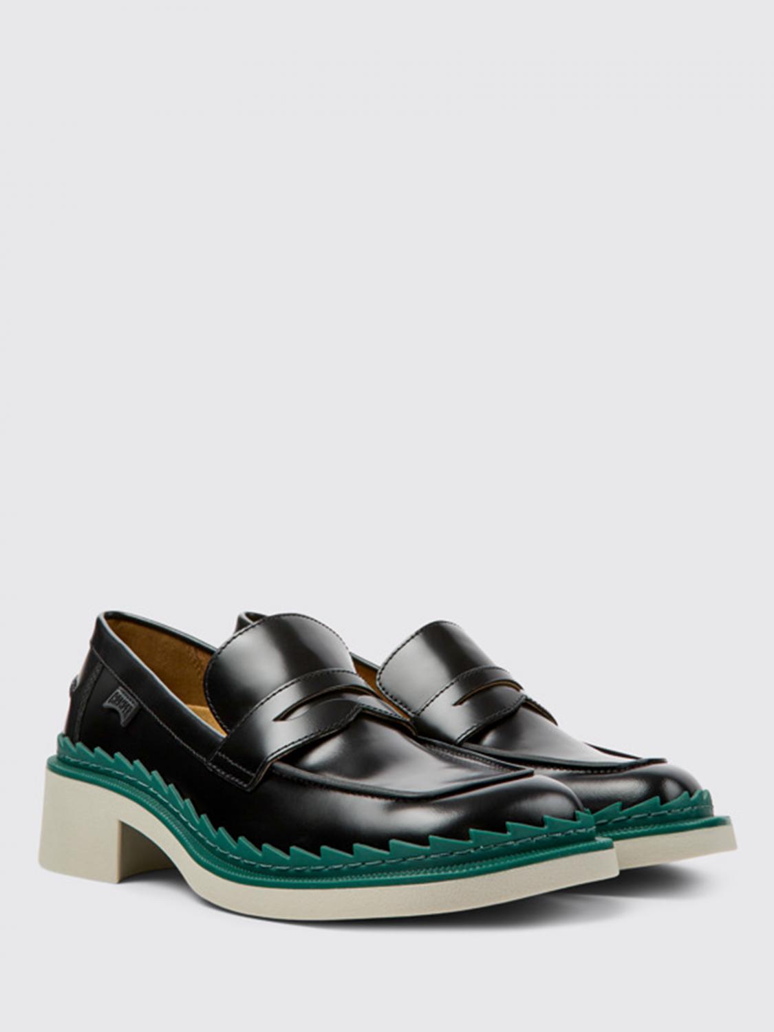 CAMPER: Taylor leather moccasins - Black | Camper loafers
