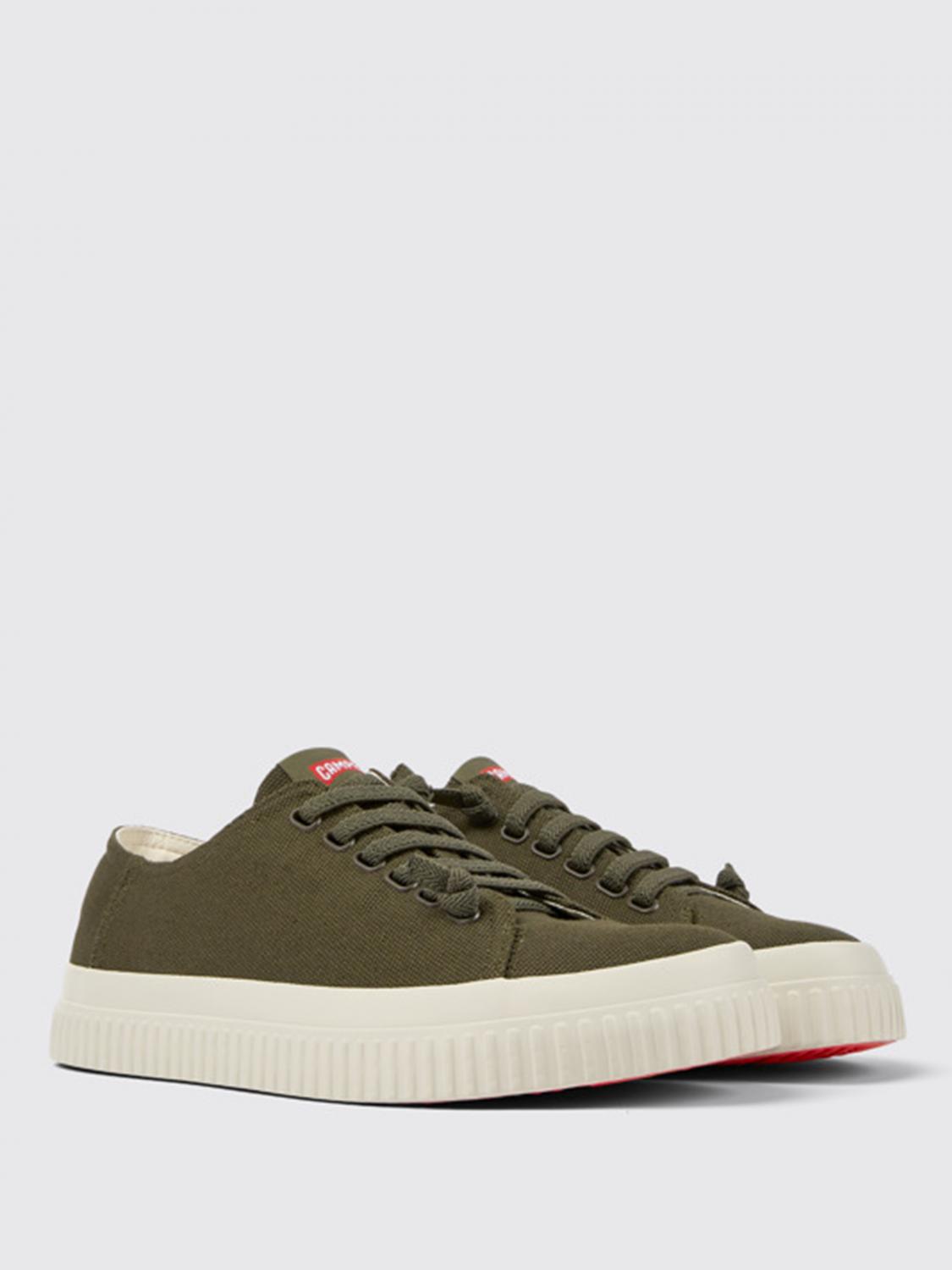 ★送料無料★CAMPER MENS PEU RODA SNEAKERS K100933-002 CAMPER: Peu Roda sneakers in recycled cotton - Green