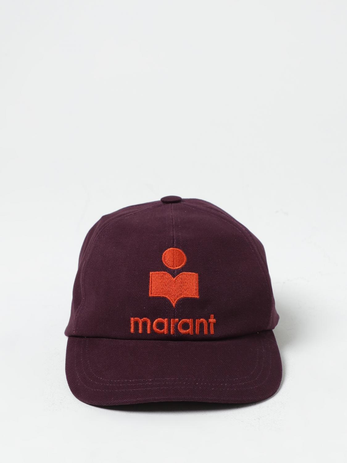 ISABEL MARANT CAPPELLO: Cappello Isabel Marant in cotone, Prugna - Img 2