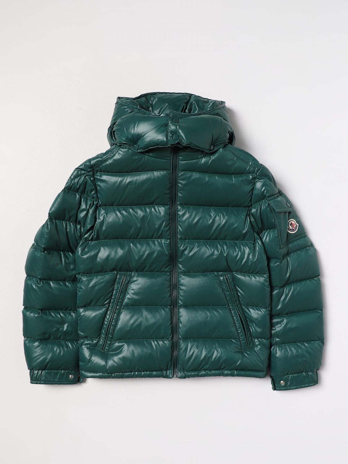 MONCLER: Jacket kids Forest Green Moncler jacket 1A1252068950