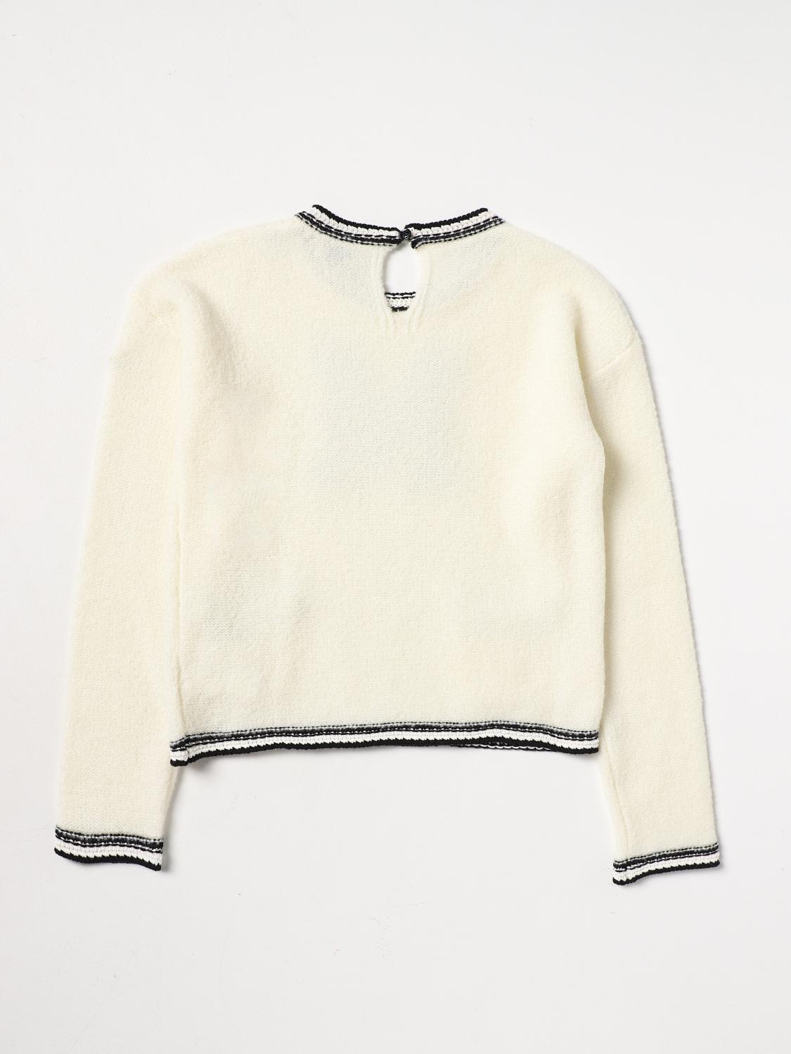MONCLER PULLOVER: Pullover kinder Moncler, Cream - Img 2