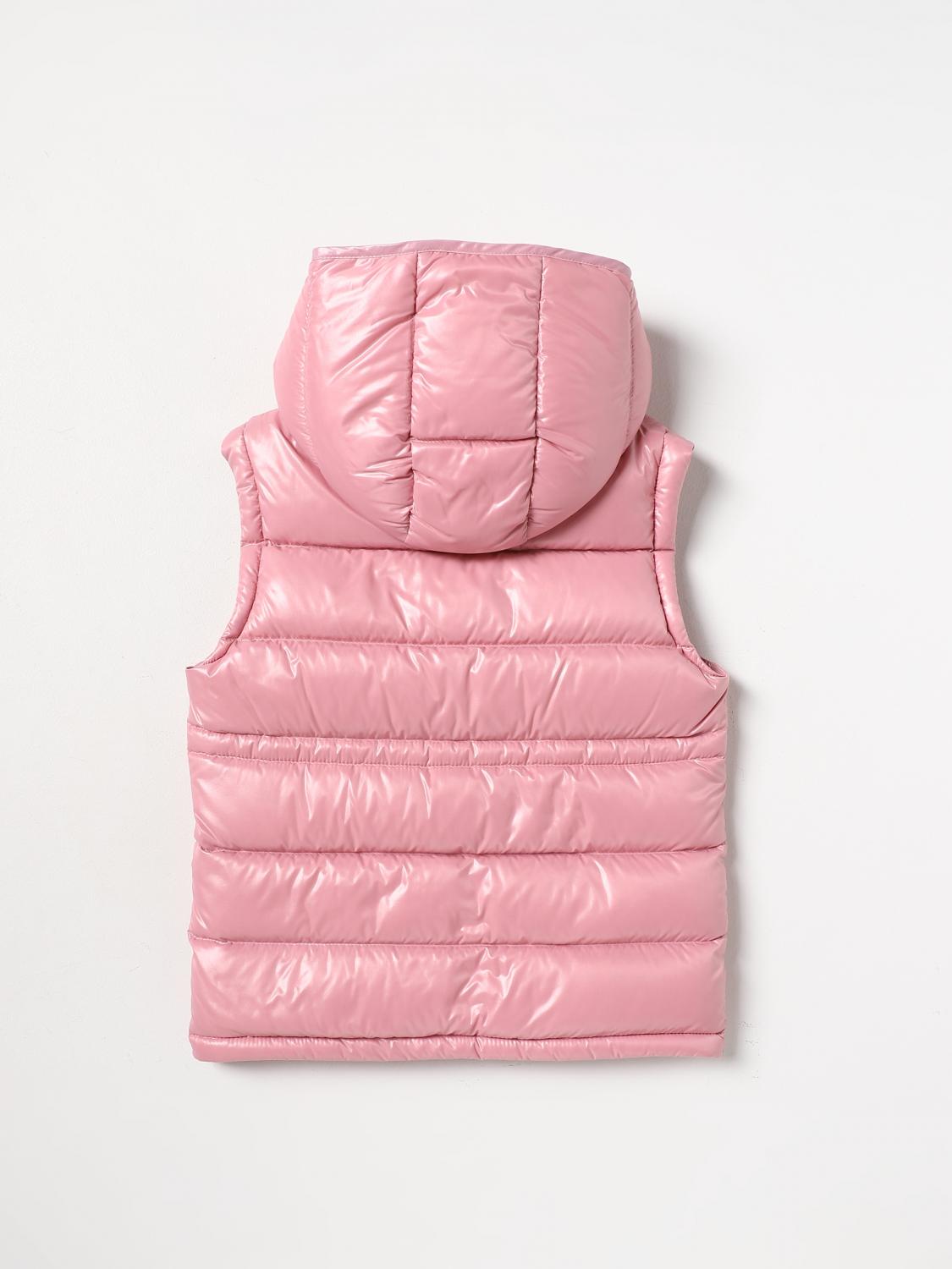 MONCLER VESTCOAT: Moncler vest in nylon, Pink - Img 2