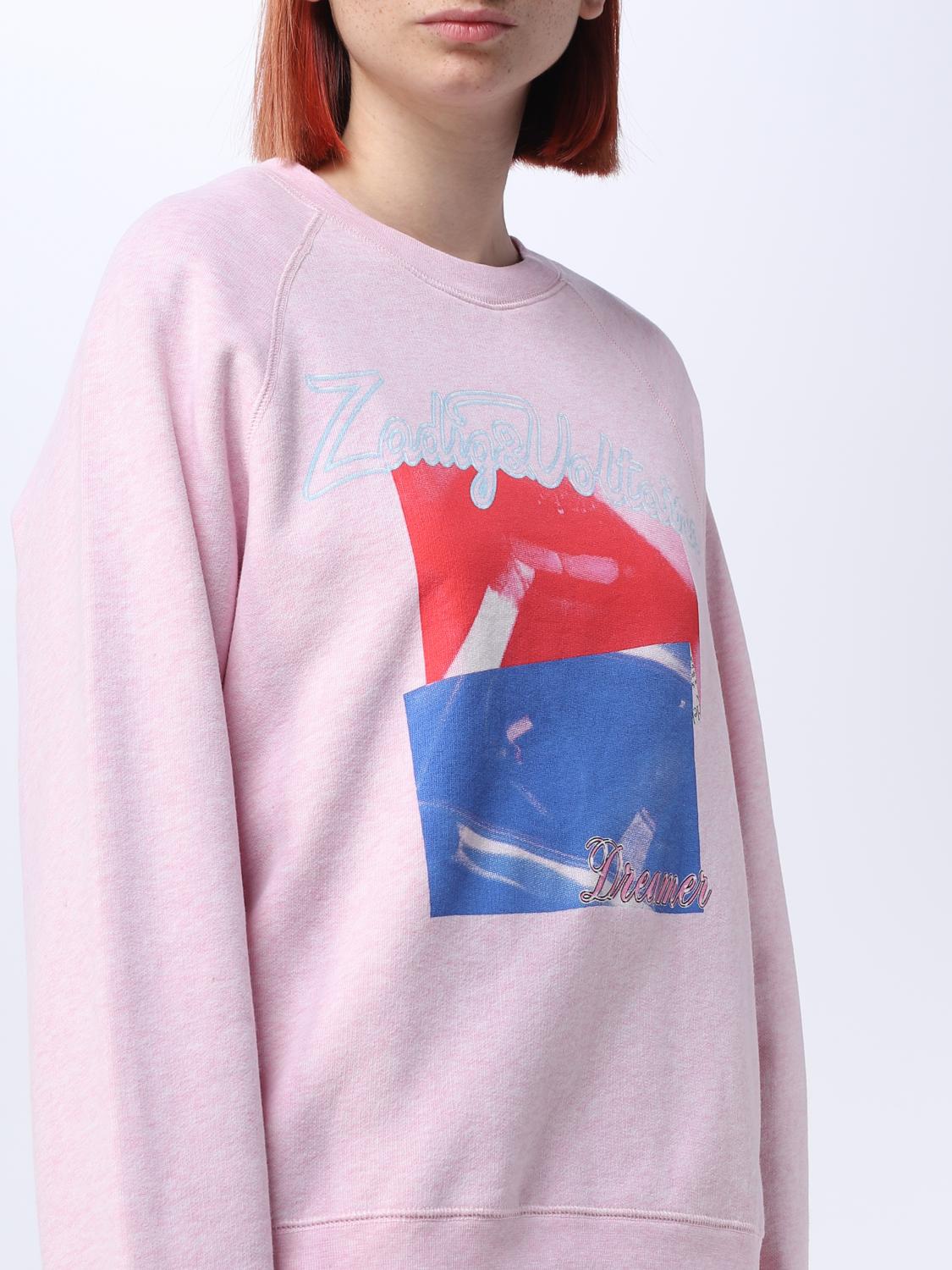 ZADIG & VOLTAIRE SWEAT-SHIRT: Pull femme Zadig & Voltaire, Rose - Img 4