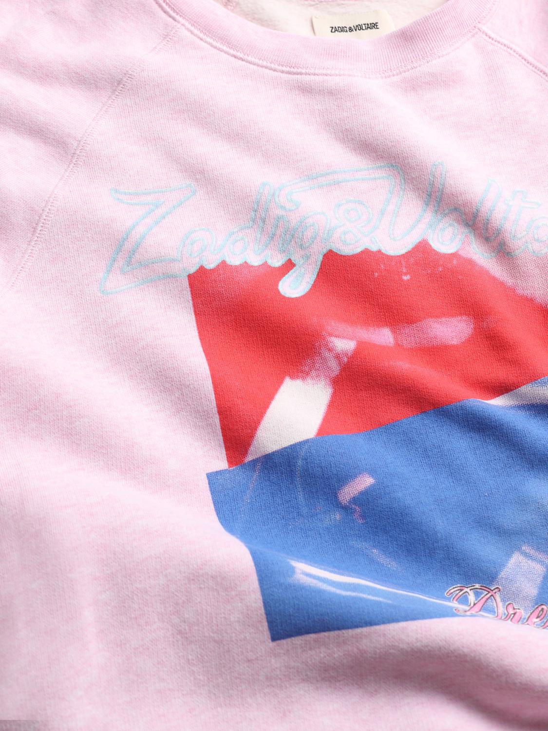 ZADIG & VOLTAIRE SWEAT-SHIRT: Pull femme Zadig & Voltaire, Rose - Img 5