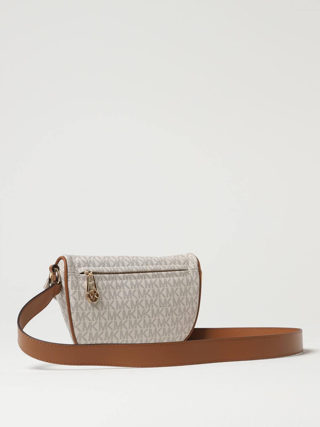 Michael Kors Slater belt bag in coated cotton and leather 