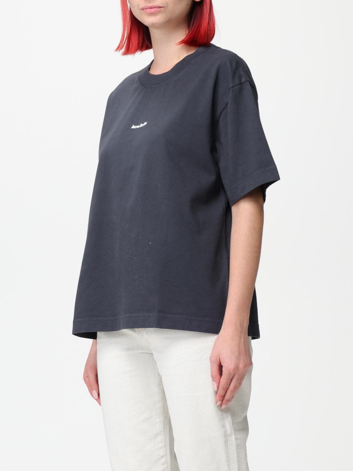ACNE STUDIOS CAMISETA: Camiseta mujer Acne Studios, Negro - Img 4