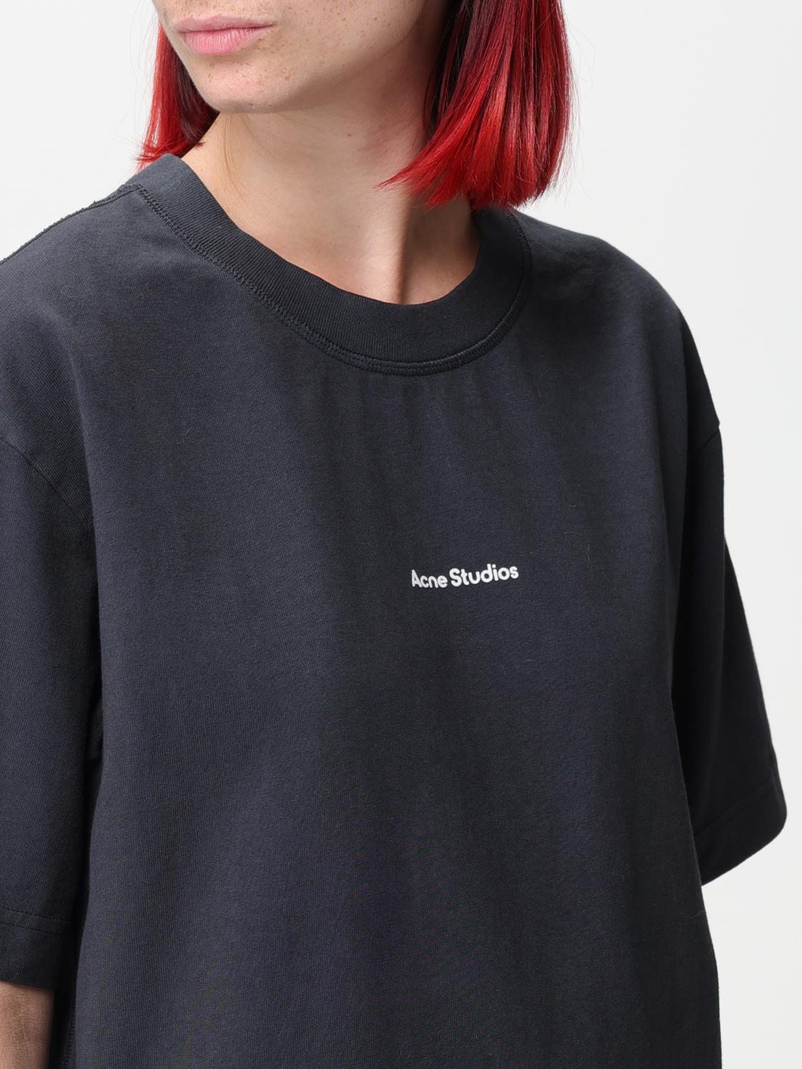 ACNE STUDIOS CAMISETA: Camiseta mujer Acne Studios, Negro - Img 5