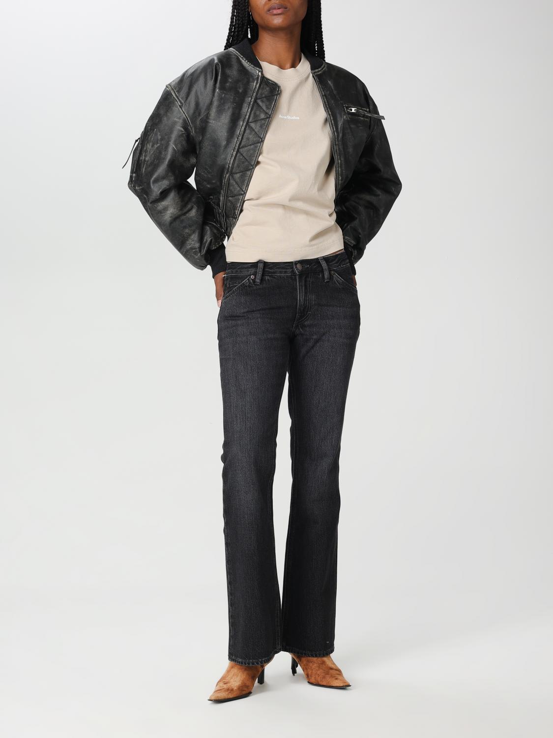 ACNE STUDIOS CAMISETA: Camiseta mujer Acne Studios, Champán - Img 2