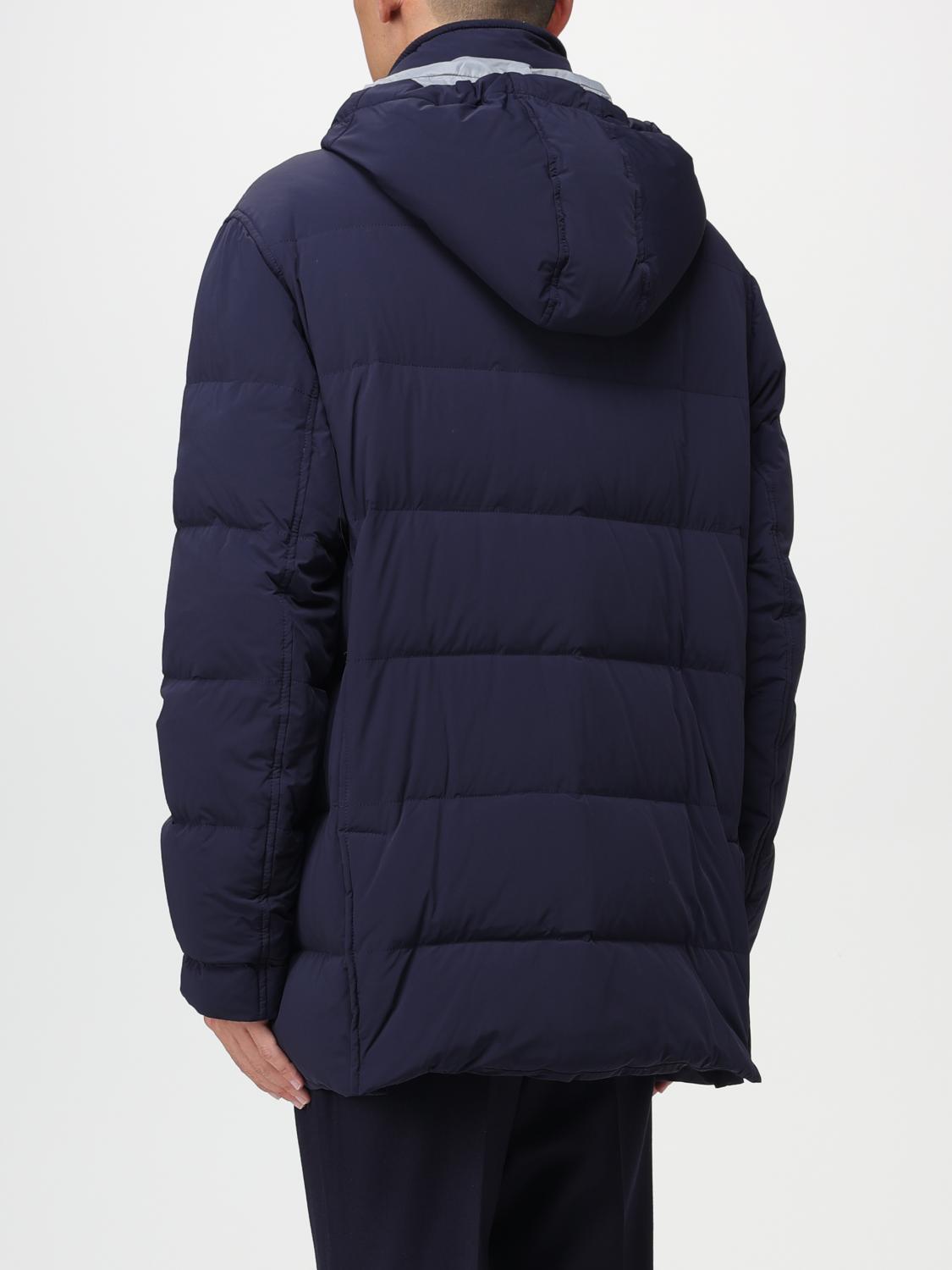 BRUNELLO CUCINELLI GIACCA: Piumino Brunello Cucinelli in nylon trapuntato, Blue - Img 3