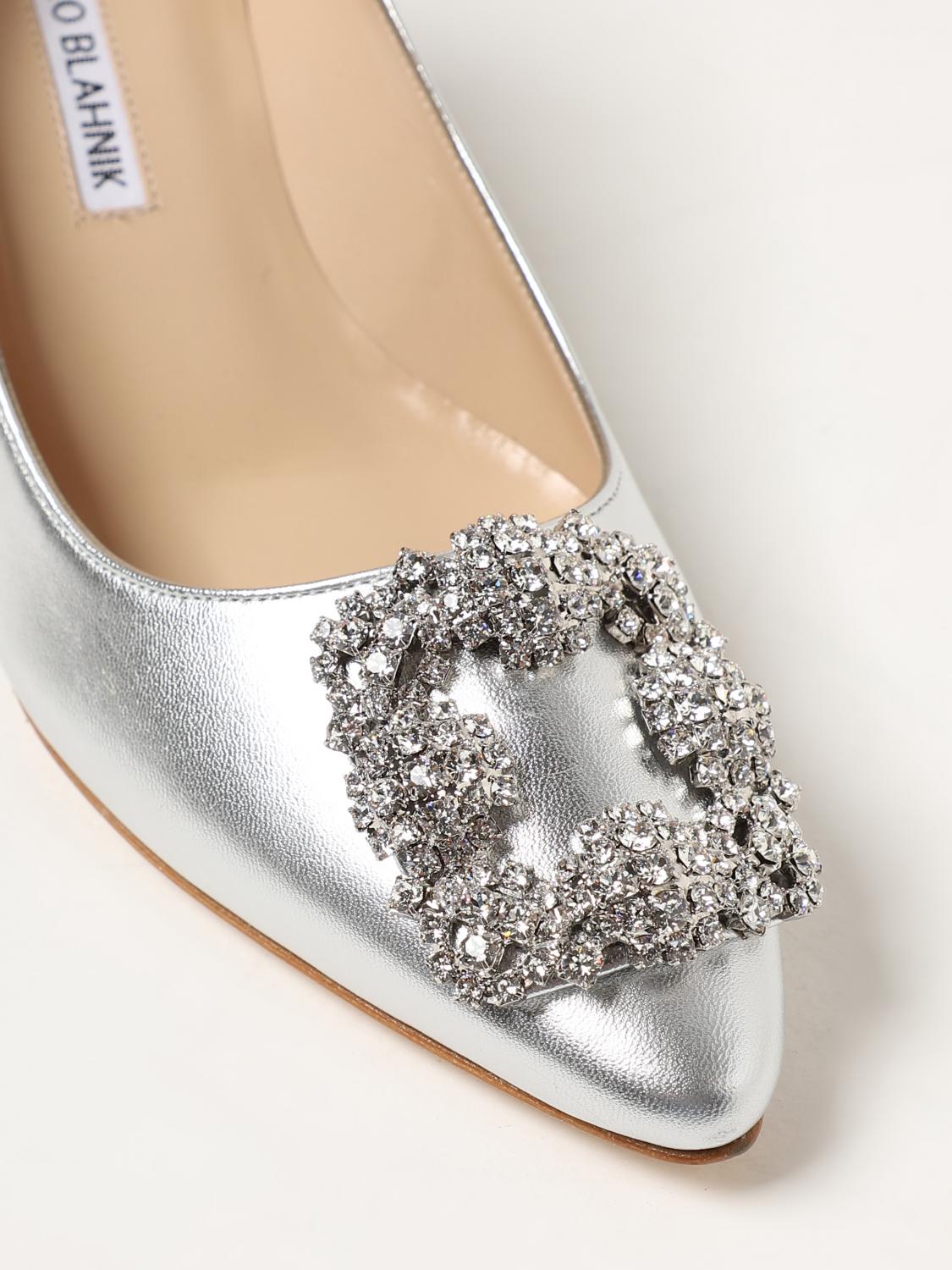 Manolo Blahnik Shoes woman - Silver | 2231473 | GIGLIO.COM