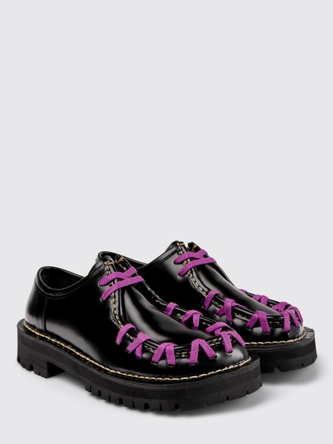 CAMPERLAB SCARPE STRINGATE: Stringata Eki CamperLab in pelle, Nero - Img 2