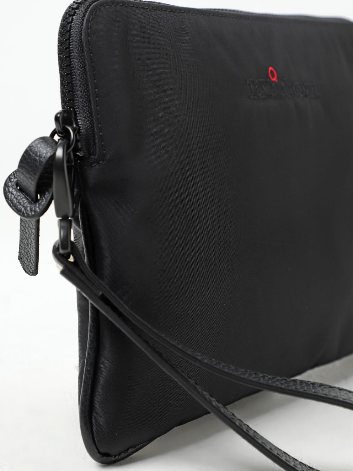 KITON BRIEFCASE: Backpack men Kiton, Black - Img 3