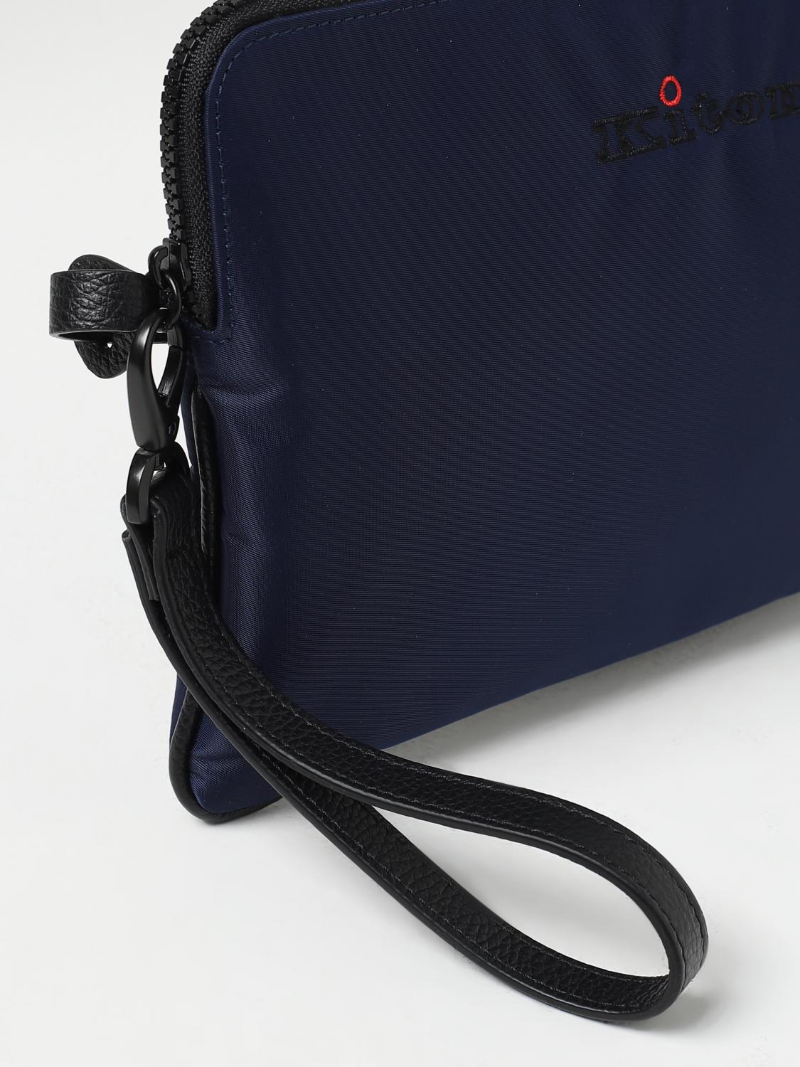 KITON 公文包: 背包 男士 Kiton, 蓝色 - Img 3