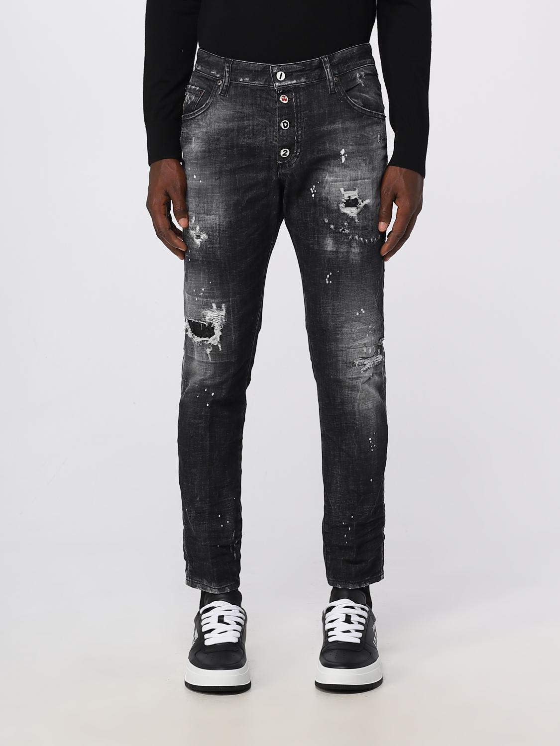 Dsquared2 Pac-Man™ x jeans in used denim - Black | S71LB1333S30357