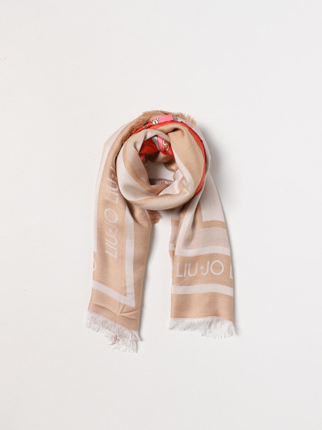 スカーフ LIU JO Woman Scarf Camel 2F3142T0300 00070 Liu Jo Outlet: Neck scarf woman - Camel | Liu Jo scarf