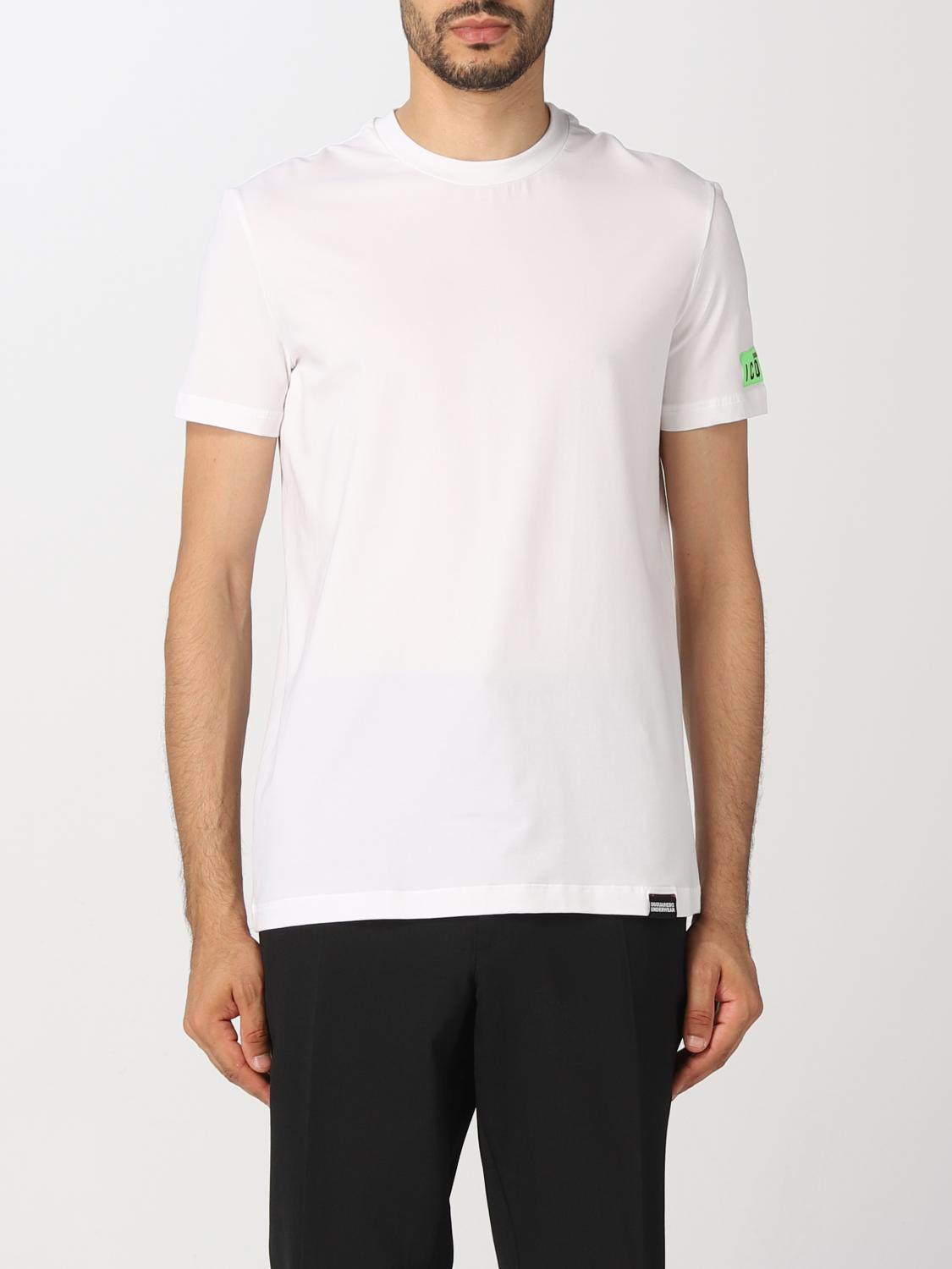 DSQUARED2 T-SHIRT: T-shirt homme Dsquared2, Blanc - Img 1