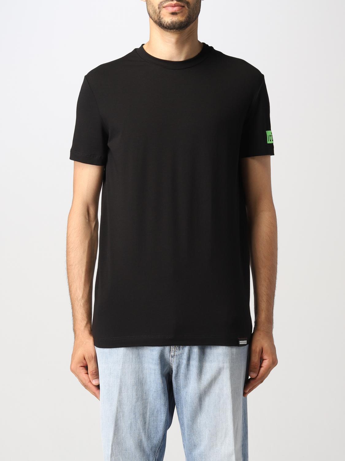 DSQUARED2 CAMISETA: Camiseta hombre Dsquared2, Negro 1 - Img 1