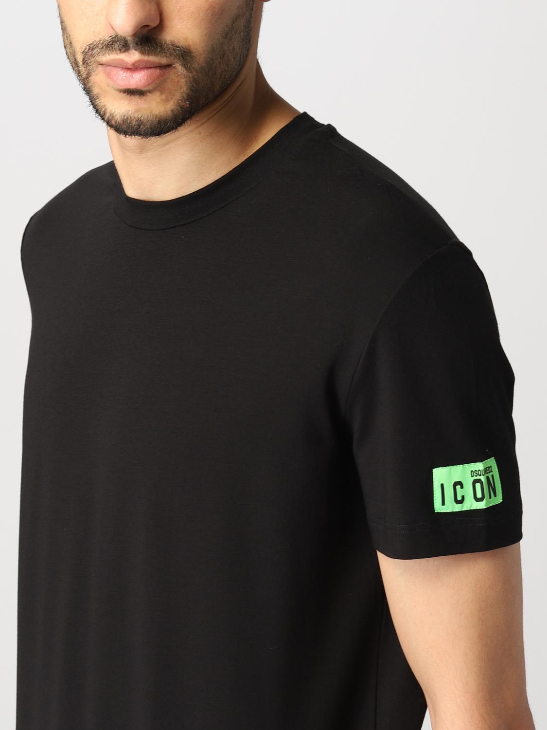 DSQUARED2 CAMISETA: Camiseta hombre Dsquared2, Negro 1 - Img 4