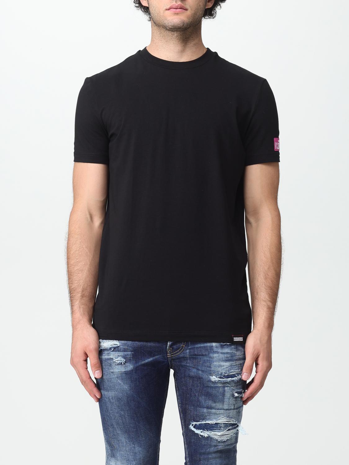 DSQUARED2 CAMISETA: Camiseta hombre Dsquared2, Negro 2 - Img 1
