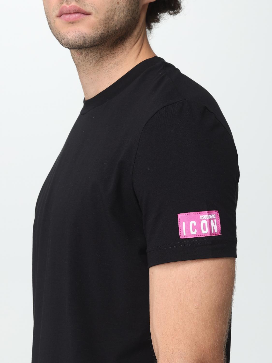 DSQUARED2 CAMISETA: Camiseta hombre Dsquared2, Negro 2 - Img 3
