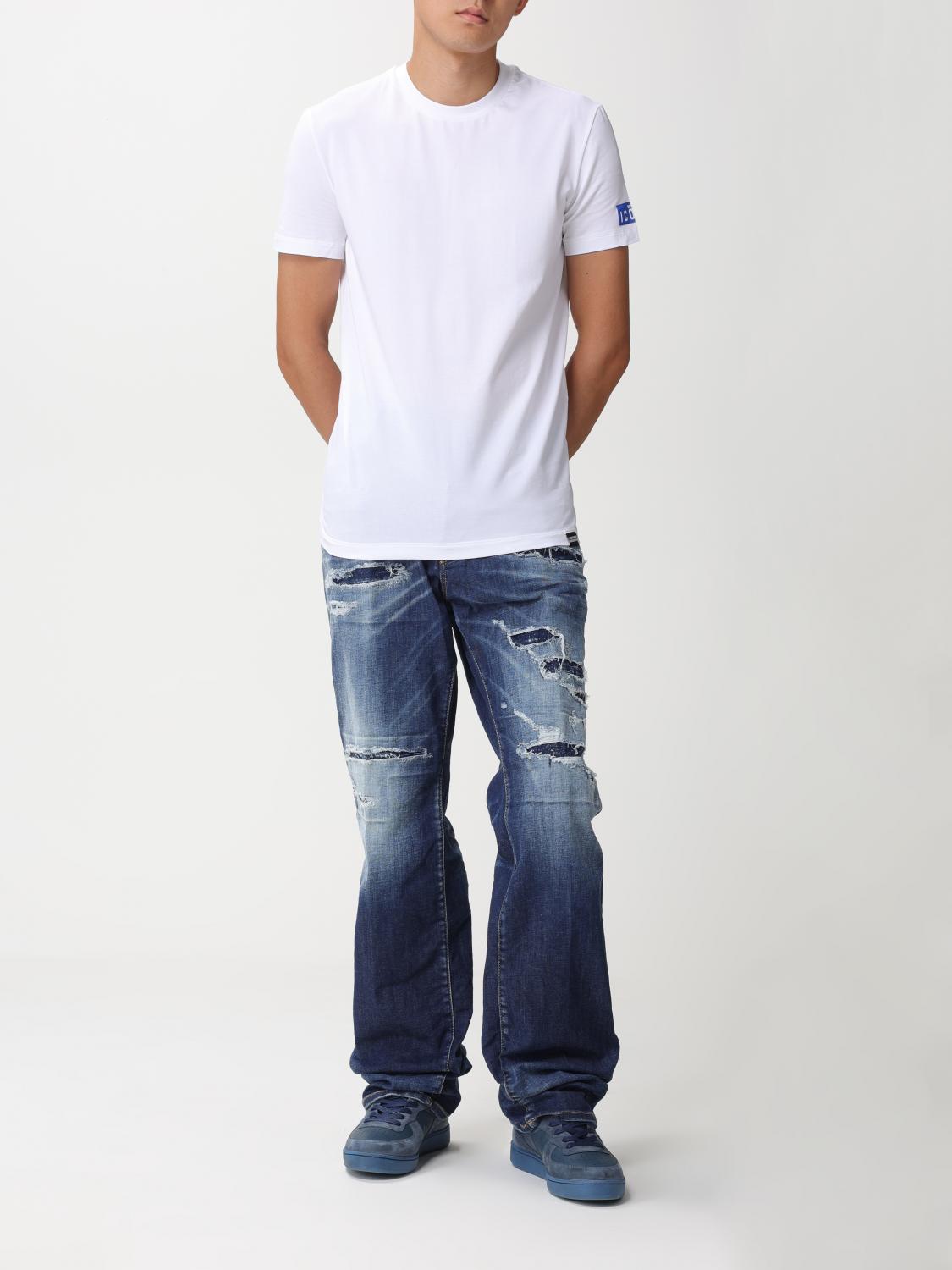 DSQUARED2 CAMISETA: Camiseta hombre Dsquared2, Blanco 1 - Img 2
