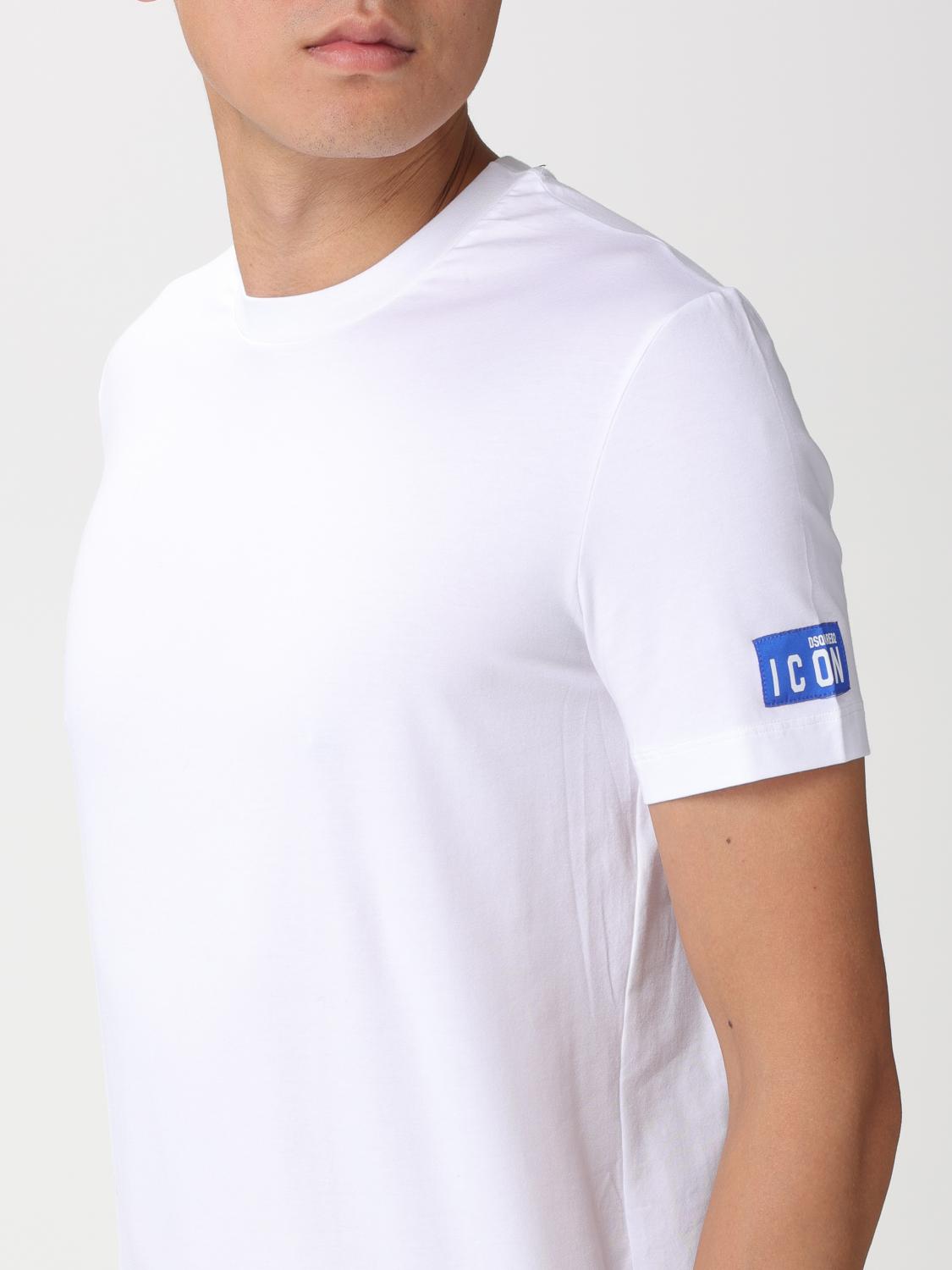 DSQUARED2 CAMISETA: Camiseta hombre Dsquared2, Blanco 1 - Img 4