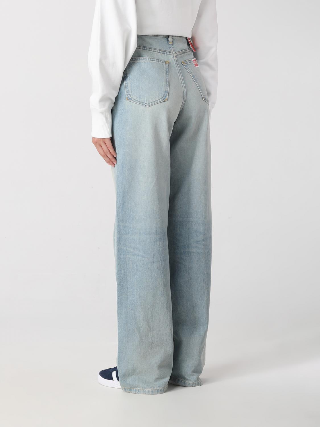 デニム・ジーパン KENZO Women Denim Pants FF52DP2306B4 DB BLUE Kenzo - Wide Japanese Denim Jeans | HBX - Globally Curated