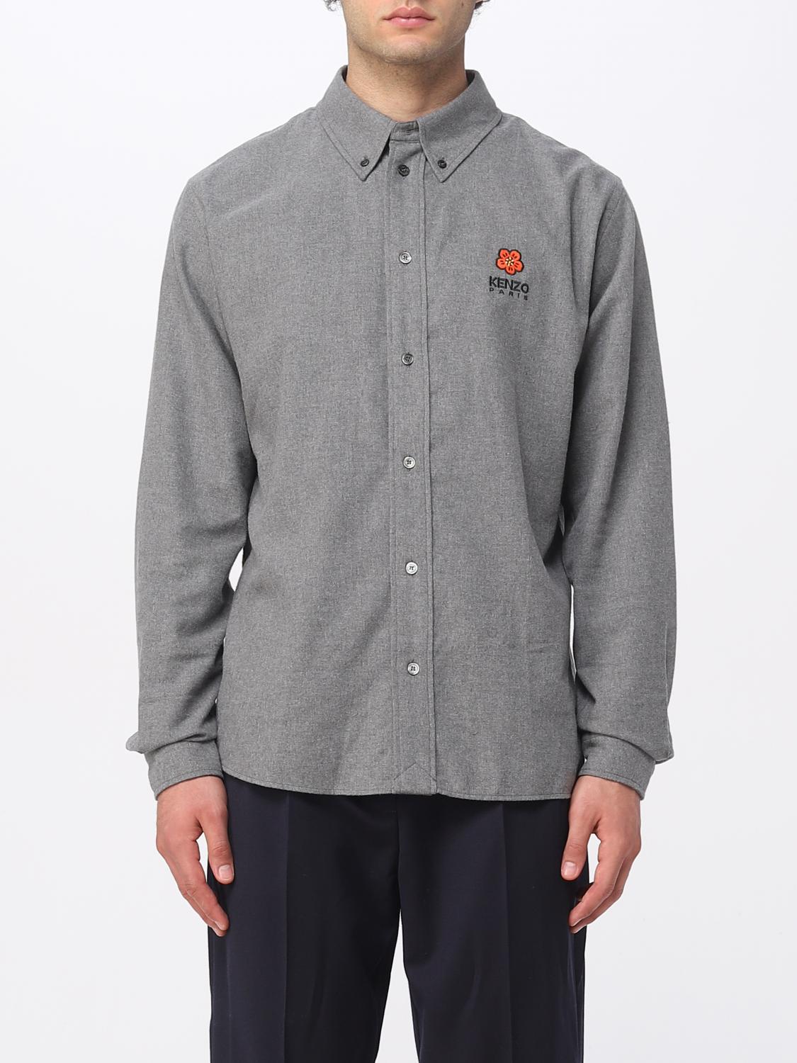 KENZO CAMISA: Camisa hombre Kenzo, Gris - Img 1