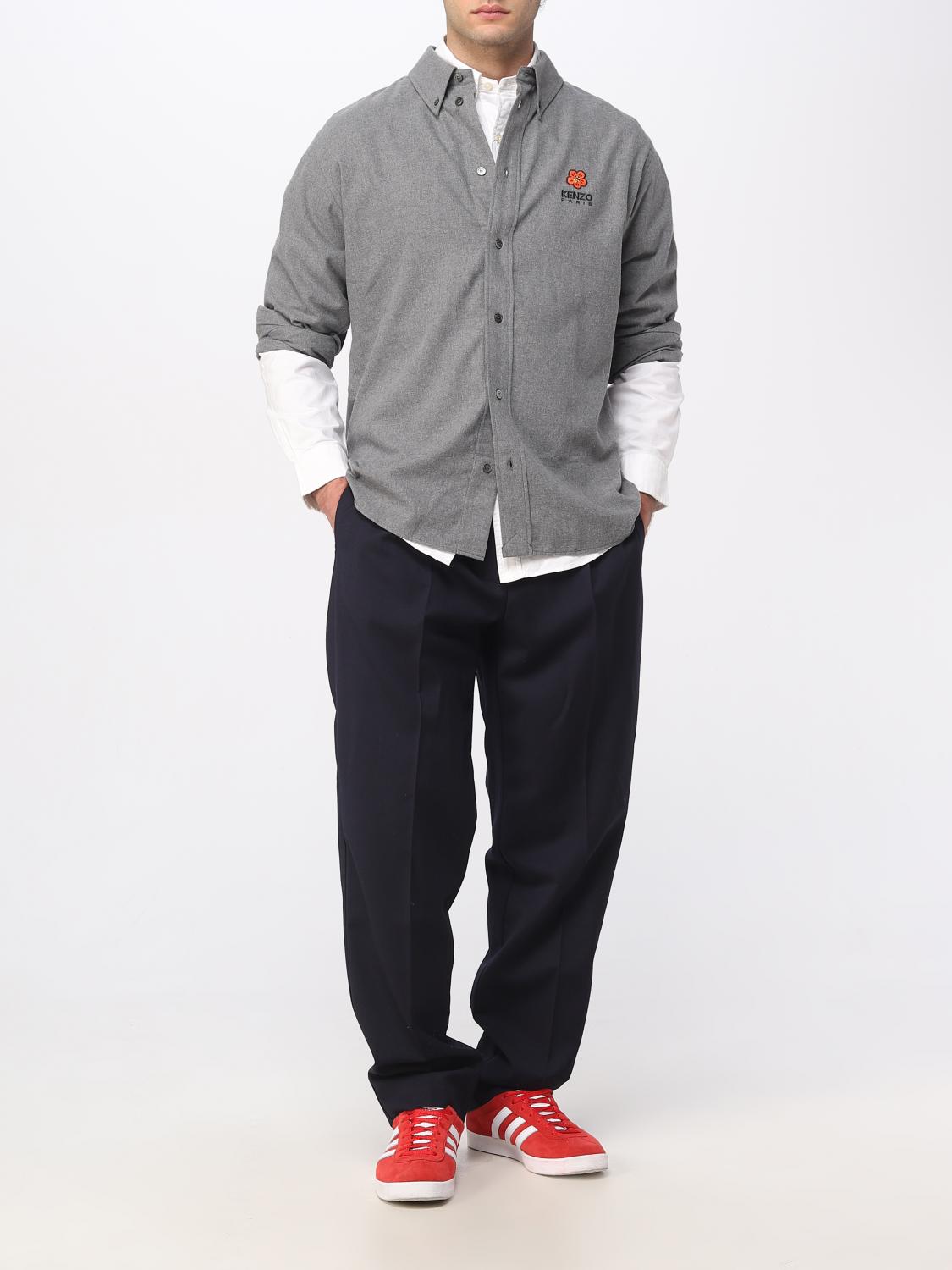 KENZO CAMISA: Camisa hombre Kenzo, Gris - Img 2