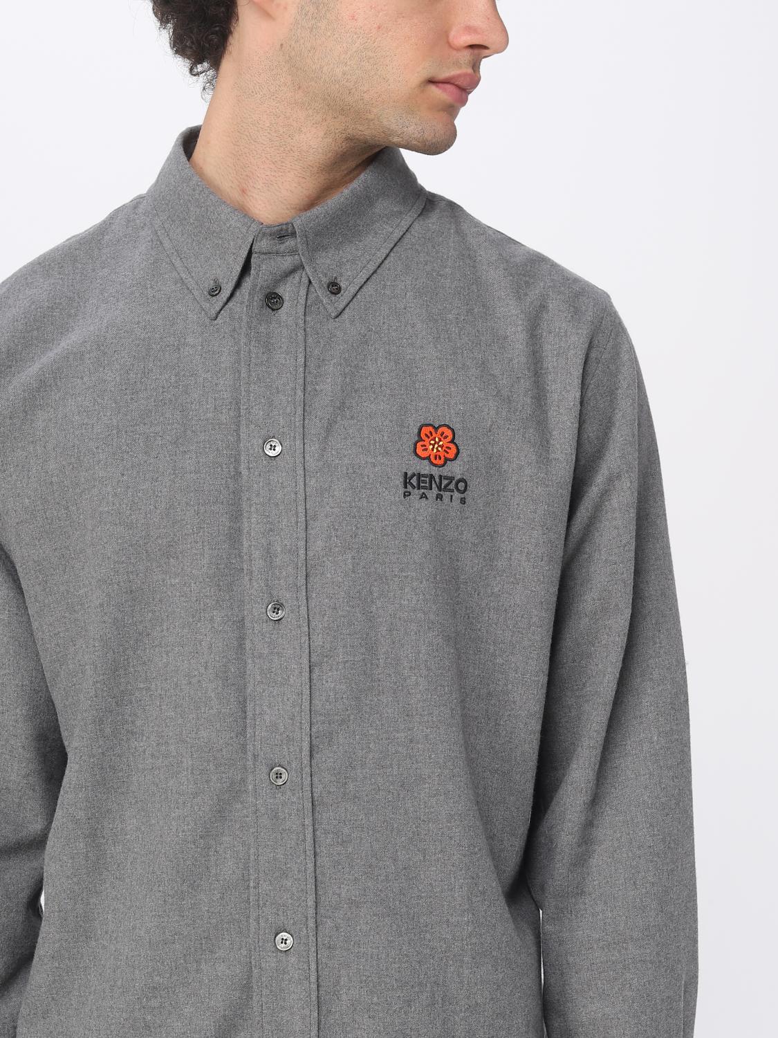 KENZO CAMISA: Camisa hombre Kenzo, Gris - Img 5