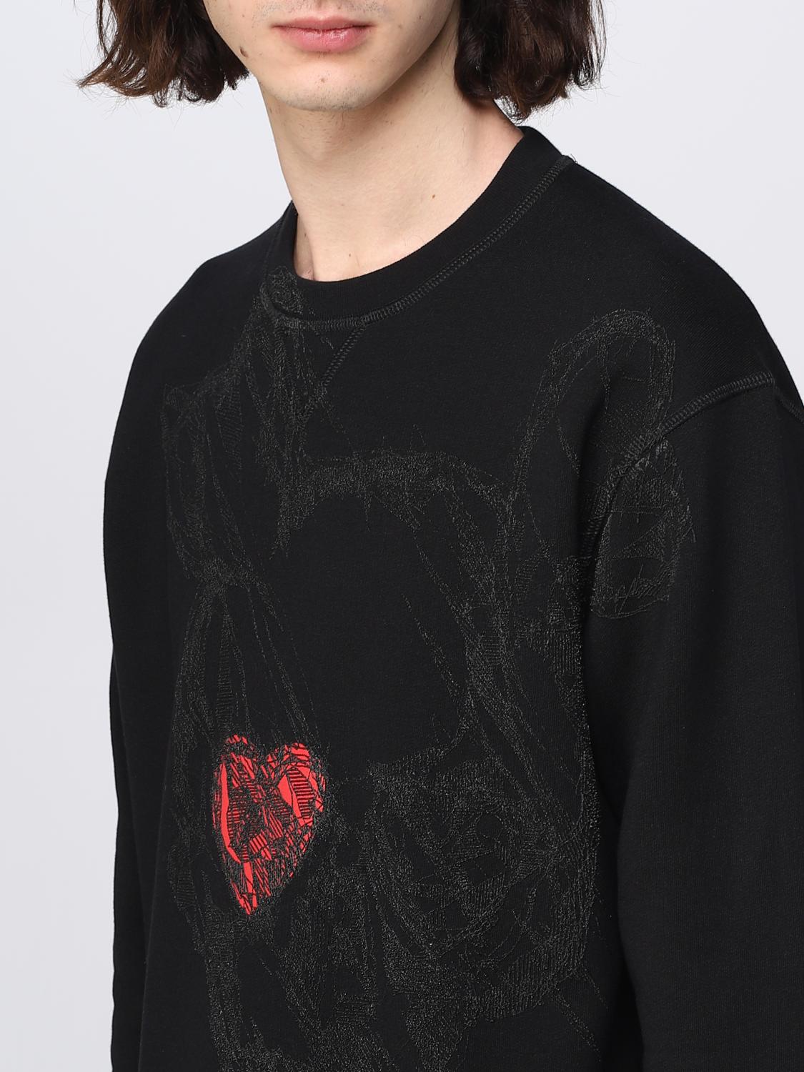 DSQUARED2 SWEATSHIRT: Pullover herren Dsquared2, Schwarz - Img 4