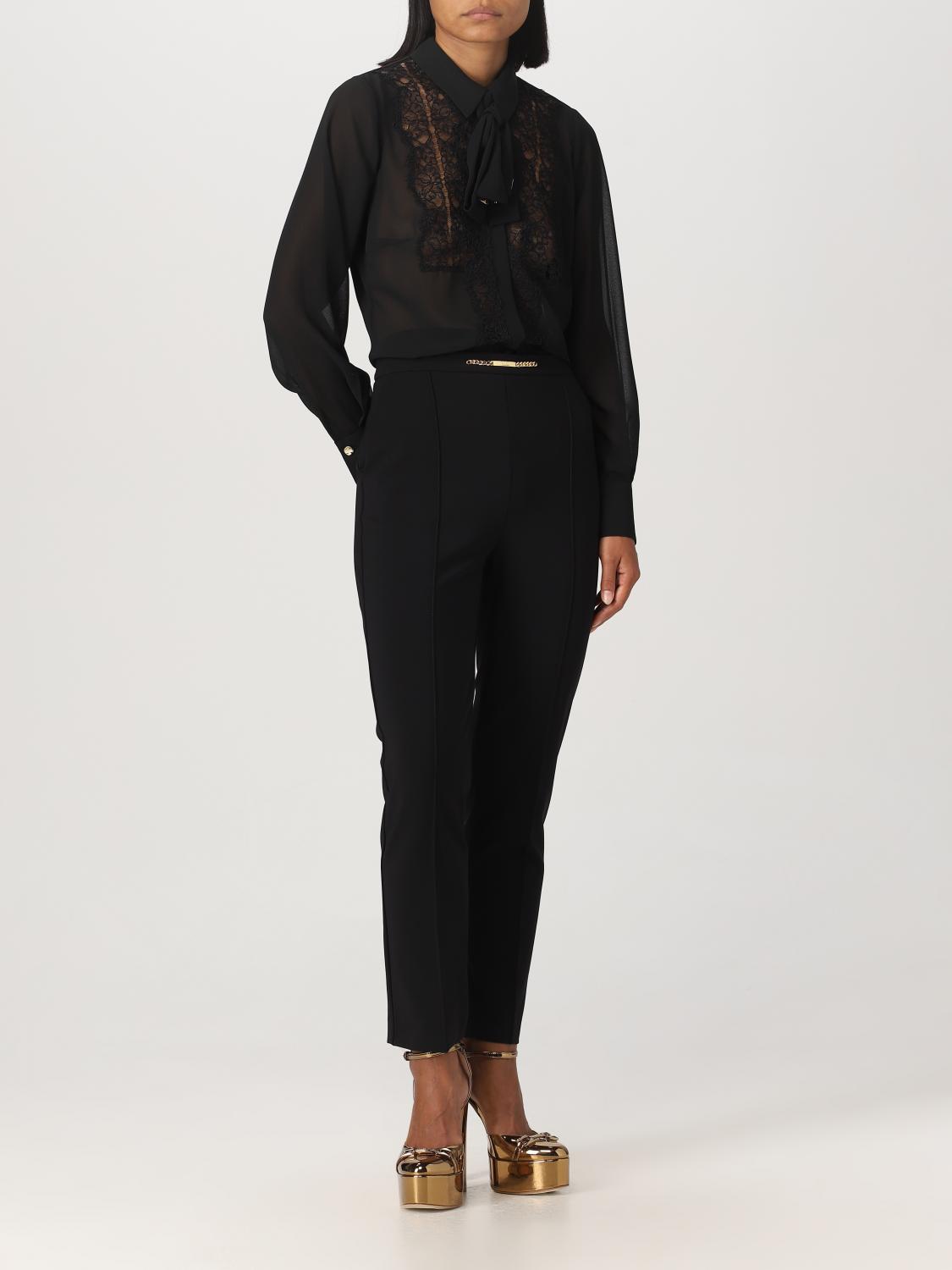ELISABETTA FRANCHI CAMISA: Camisa mujer Elisabetta Franchi, Negro - Img 2