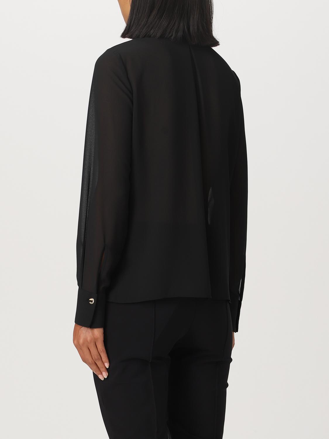ELISABETTA FRANCHI CAMISA: Camisa mujer Elisabetta Franchi, Negro - Img 3