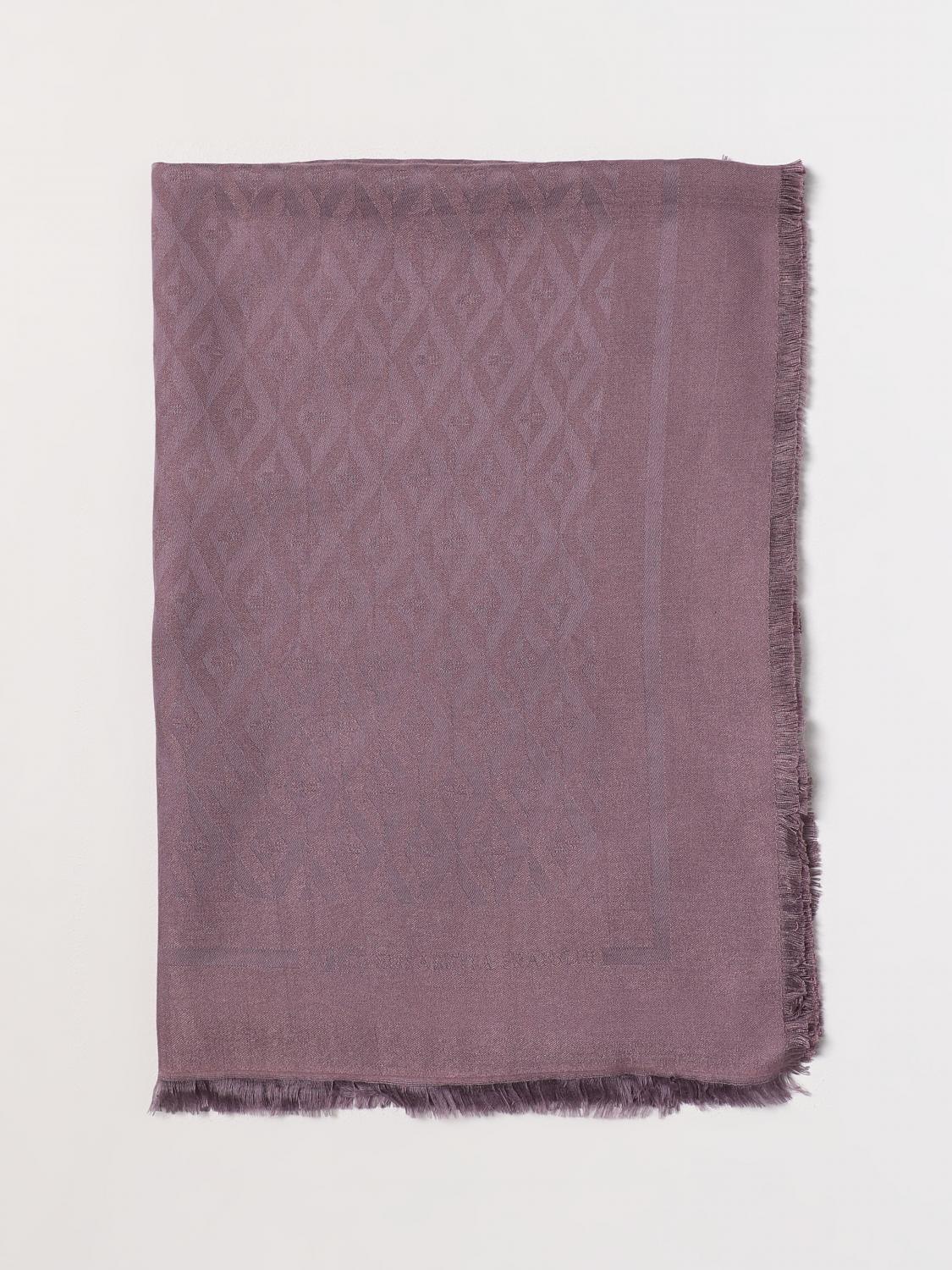 ELISABETTA FRANCHI SCIARPA: Sciarpa Elisabetta Franchi in misto viscosa, Viola - Img 1