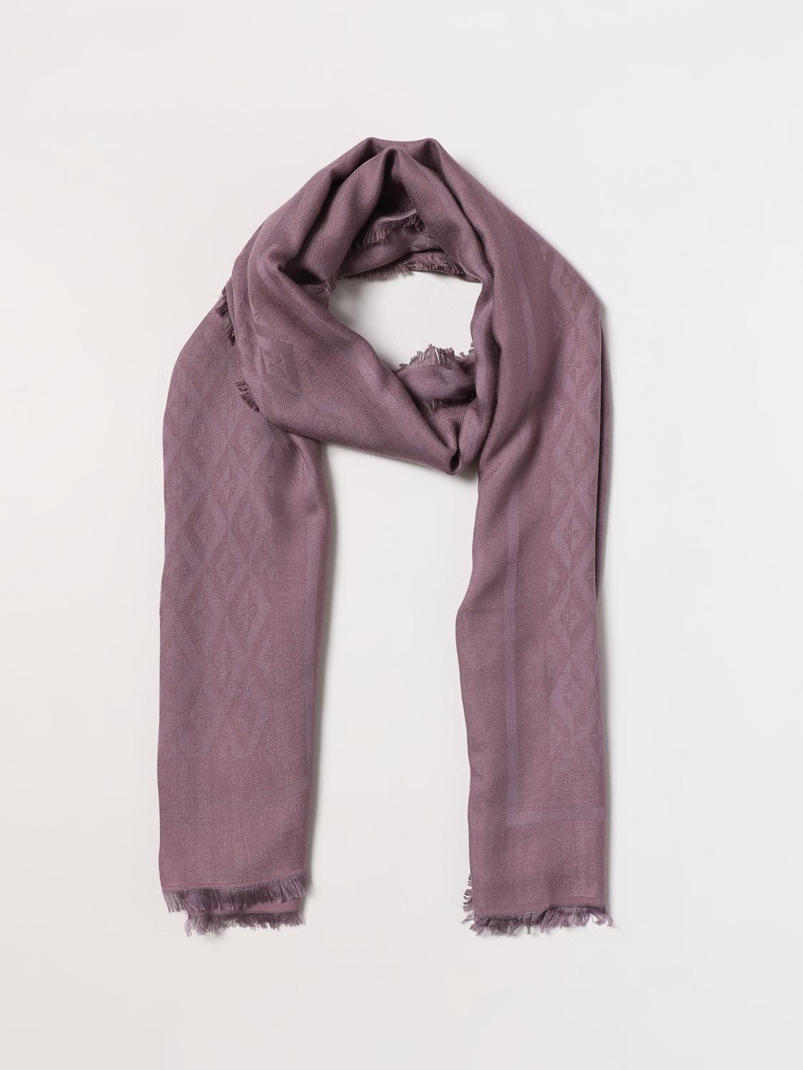 ELISABETTA FRANCHI SCIARPA: Sciarpa Elisabetta Franchi in misto viscosa, Viola - Img 2