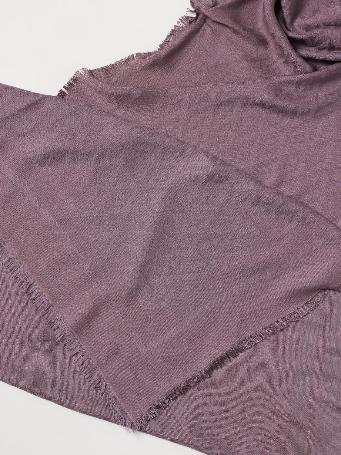 ELISABETTA FRANCHI SCIARPA: Sciarpa Elisabetta Franchi in misto viscosa, Viola - Img 3