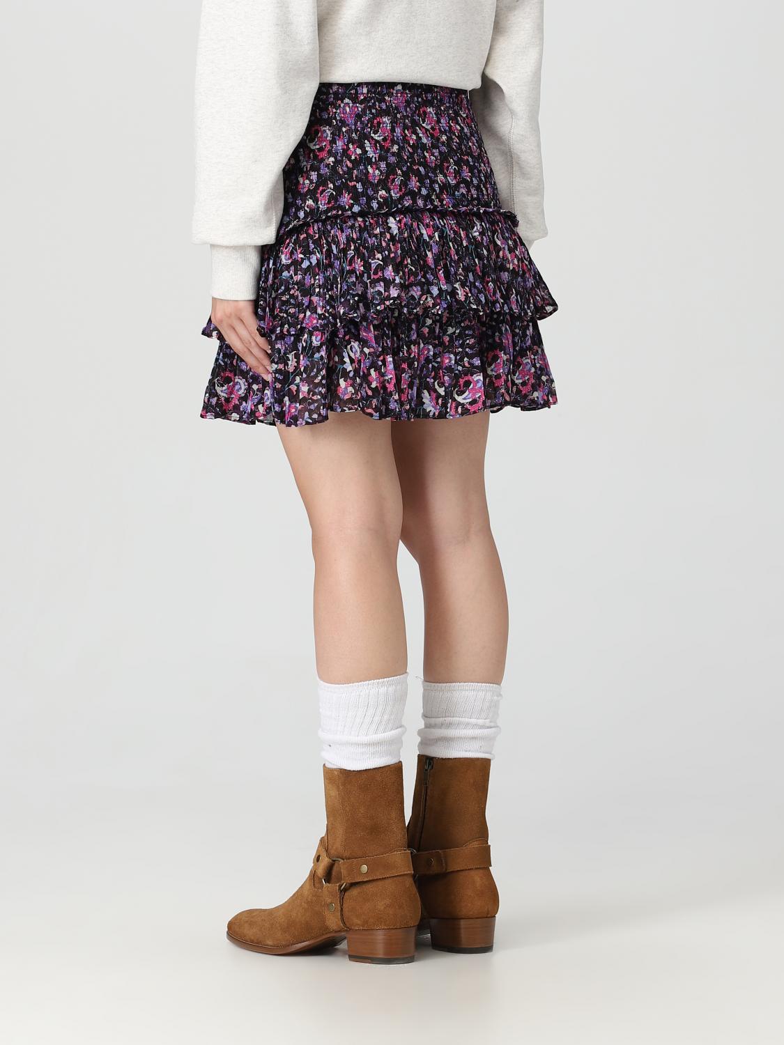 ISABEL MARANT ETOILE FALDA: Falda mujer Isabel Marant Etoile, Azul Oscuro - Img 3